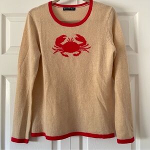 Hannah Rose Cashmere Crab Sweater